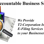 T2 Corporation Income Tax Return E Filing Services from Accountable Business Services ABS Prof in Alberta Edmonton Area Calgary Red Deer and All Across Canada on Tupenny Rate