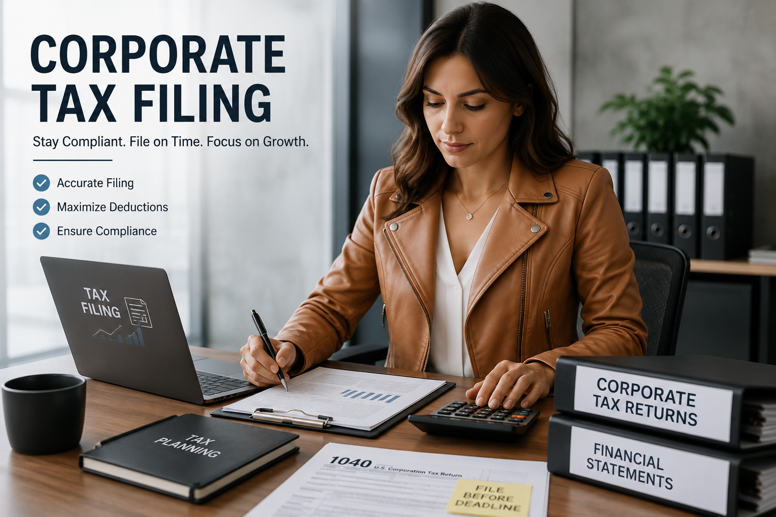 CORPORATE TAX FILING Bankruptcy Accountant: Helping Businesses Get Back on Their Feet Financially